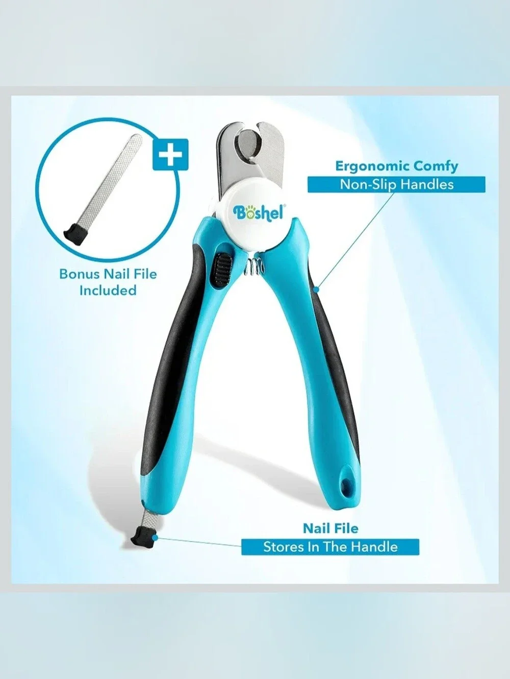 Boshel Professional Dog Nail Clippers with Safety Guard